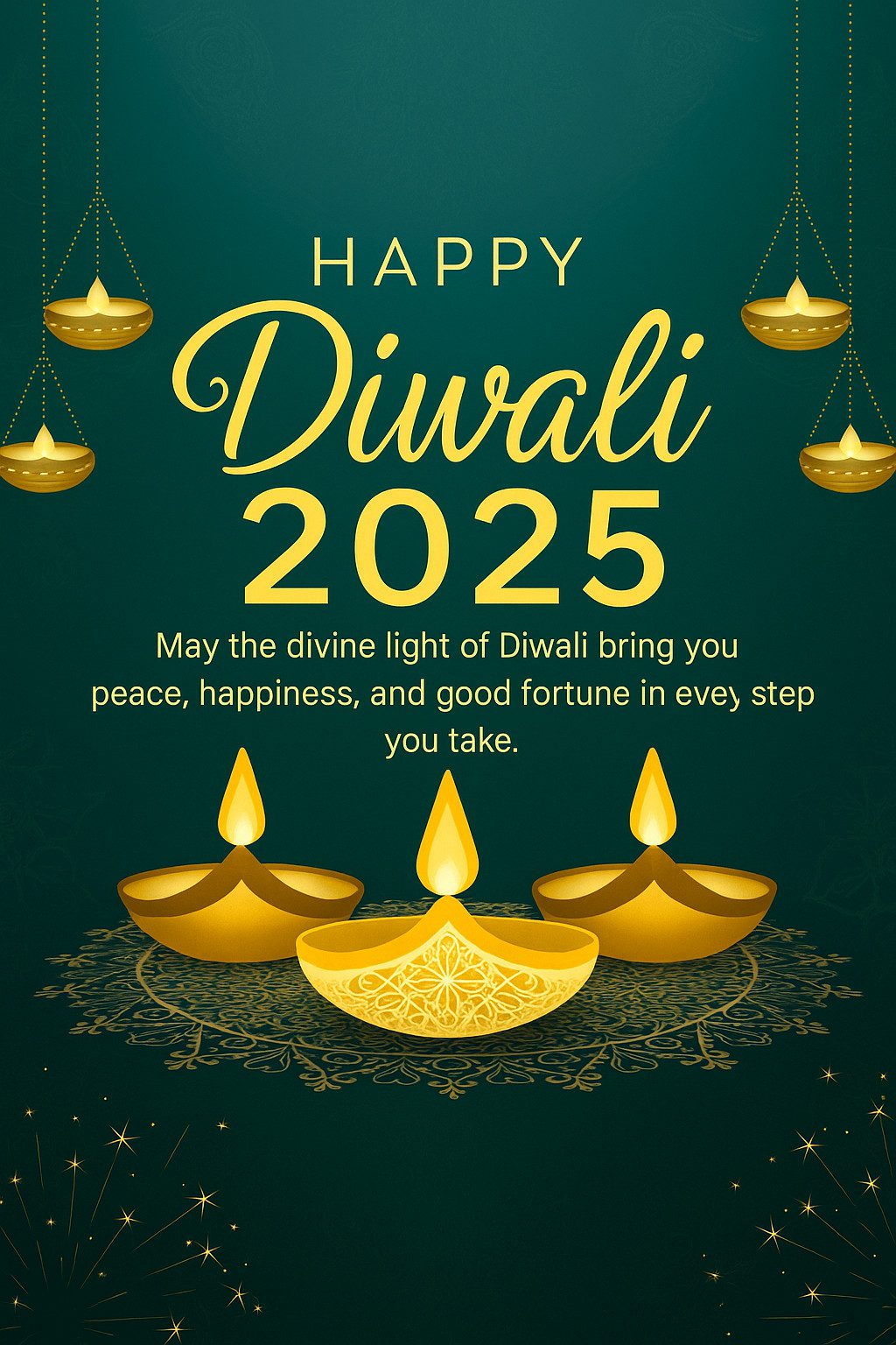 Happy Diwali 2025 Poster-Roality Free Diwali greeting Image Download-getfreephoto.com
